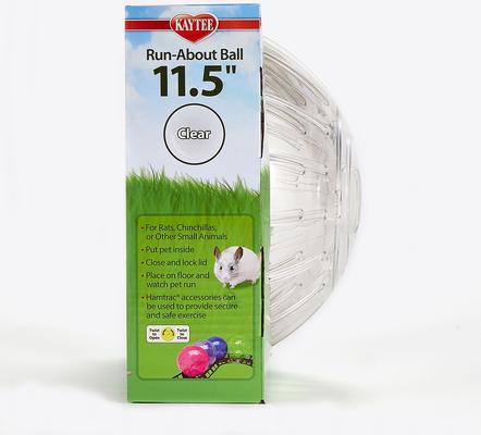 Show full view: Kaytee Run-About Small Animal Exercise Ball, 11.5-in slide 8 of 13