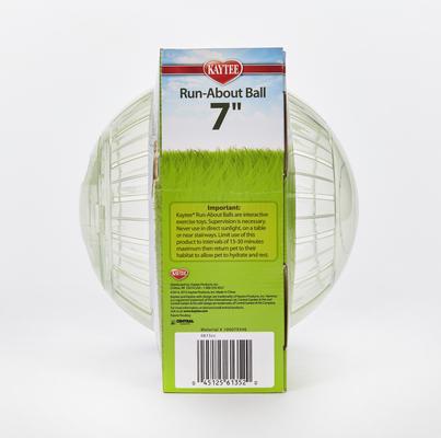 Show full view: Kaytee Run-About Small Animal Exercise Ball, 7-in, Moon Glow slide 7 of 13