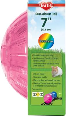 Show full view: Kaytee Run-About Small Animal Exercise Ball, 7-in slide 4 of 11