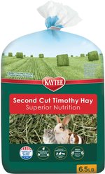 Kaytee Second Cut Timothy Hay Small Animal Food, 6.5-lb bag