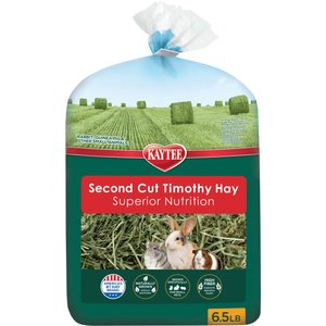 Kaytee Second Cut Timothy Hay Small Animal Food, 6.5-lb bag