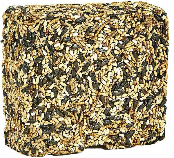 Kaytee Seed & Mealworm Wild Bird Treat Cake