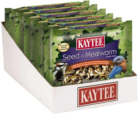 Show full view: Kaytee Seed & Mealworm Wild Bird Treat Cake, 6-oz slide 5 of 7