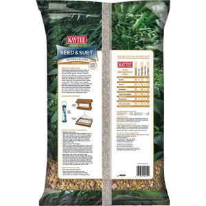 Kaytee Seed & Suet No Mess Peanut Wild Bird Food, 10-lb bag