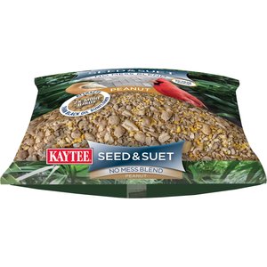 Kaytee Seed & Suet No Mess Peanut Wild Bird Food, 10-lb bag