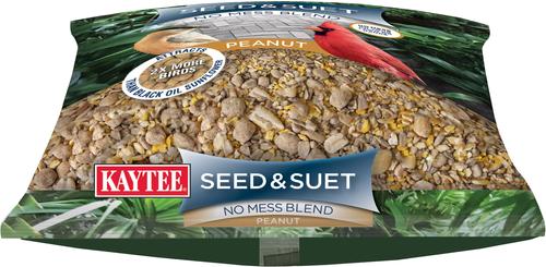 Show full view: Kaytee Seed & Suet No Mess Peanut Wild Bird Food, 10-lb bag slide 3 of 8