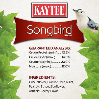 Show full view: Kaytee Songbird Blend, food for wild birds, 7-lb bag slide 5 of 11