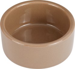 Kaytee Stoneware Cavy Small Pet Bowl, Tan, 3-in