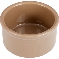 Kaytee Stoneware Cavy Small Pet Bowl, Tan, 4-in