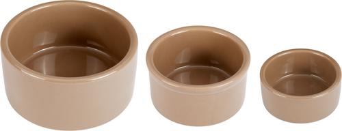 Show full view: Kaytee Stoneware Pet Bowl, Blue & Tan, 5-in slide 2 of 6