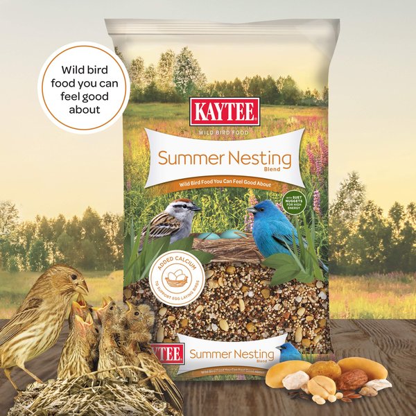 Kaytee Summer Nesting Blend Seed Wild Bird Food, 8-lb bag