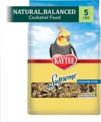 Kaytee Supreme Cockatiel Food, 5-lb bag