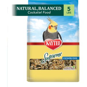 Kaytee Supreme Cockatiel Food, 5-lb bag