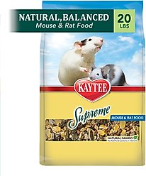 Kaytee Supreme Fortified Daily Diet Mouse & Rat Food, 20-lb bag