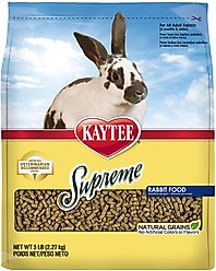 Kaytee Supreme Fortified Daily Diet Rabbit Food, 5-lb bag
