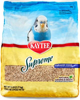 Show full view: Kaytee Supreme Parakeet Food, 5-lb bag slide 5 of 6