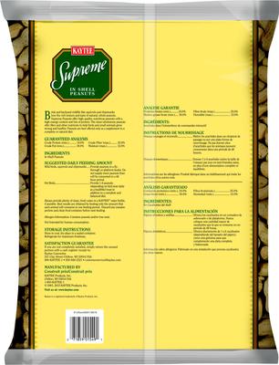 Show full view: Kaytee Supreme Peanuts Wild Bird Food, 2-lb bag slide 2 of 10