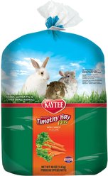 Kaytee Timothy Hay Plus Carrots Small Animal Food, 48-oz bag