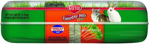 Show full view: Kaytee Timothy Hay Plus Carrots Small Animal Food, 48-oz bag slide 4 of 11