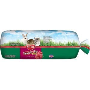 Kaytee Timothy Hay Plus Cranberries Small Animal Treat, 24-oz bag