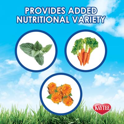 Show full view: Kaytee Timothy Hay Variety Pack Small Animal Food, 20-oz bag, 3-pack slide 3 of 10