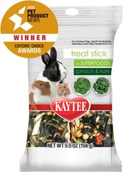 Kaytee Treat Stick with Superfoods Spinach & Kale Flavor Small Animal Treats, 5.5-oz bag slide 2 of 8