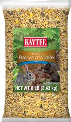 Kaytee Ultimate Backyard Wildlife Seed Blend Wild Bird Food, 8-lb bag