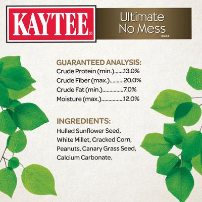 Show full view: Kaytee Ultimate No Mess Blend Wild Bird Food, 9.75-lb bag slide 7 of 10