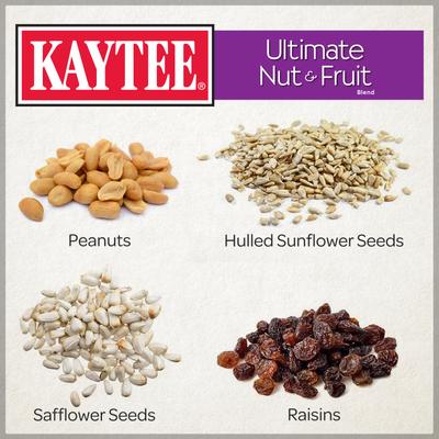 Show full view: Kaytee Ultimate Nut & Fruit Wild Bird Food, 9.75-lb bag slide 4 of 9