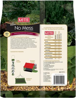 Show full view: Kaytee Ultra No Mess Nut & Fruit Blend Wild Bird Food, 5.5-lb bag slide 2 of 11