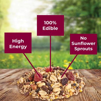 Show full view: Kaytee Ultra No Mess Nut & Fruit Blend Wild Bird Food, 5.5-lb bag slide 8 of 11