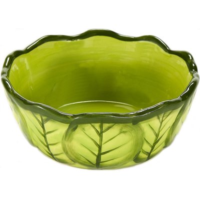 Kaytee Kaytee Vege-T-Bowl Cabbage Small Pet Bowl, 16-oz