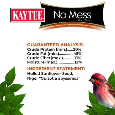 Show full view: Kaytee Waste Free Finch Blend Wild Bird Food, 8-lb bag slide 4 of 10