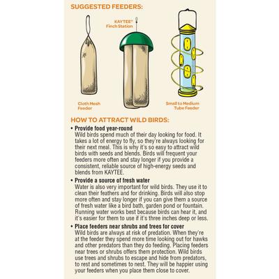 Show full view: Kaytee Wild Finch Wild Bird Food, 3-lb bag slide 6 of 8