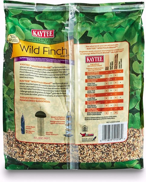 Show full view: Kaytee Wild Finch Wild Bird Food, 5-lb bag slide 6 of 10
