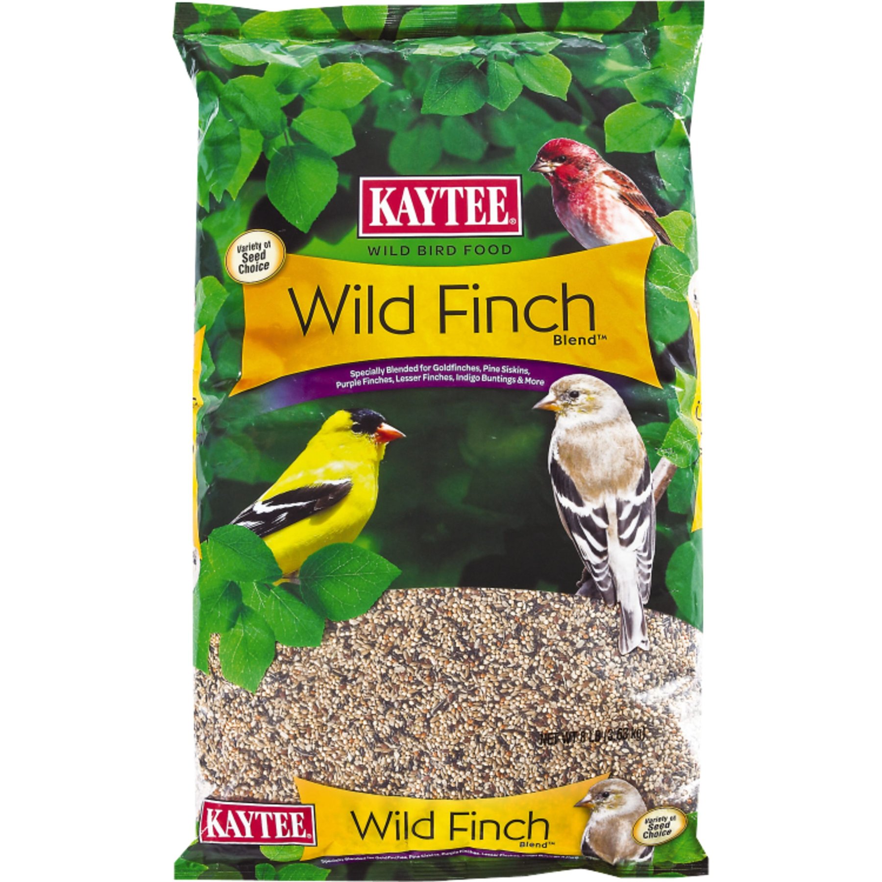 Kaytee Wild Finch Wild Bird Food, 8-lb bag