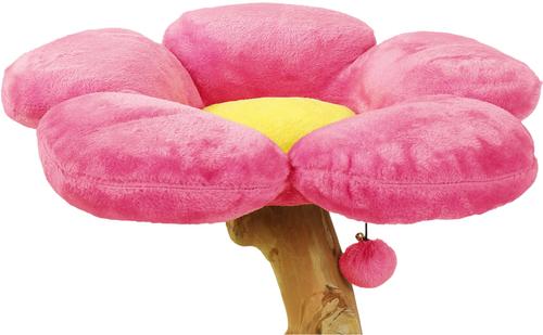 Show full view: KBSPETS Floral 45-in Sisal Cat Tree, Azalea slide 8 of 13