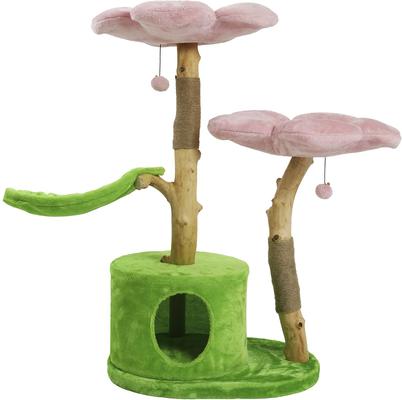 Show full view: KBSPETS Floral 45-in Sisal Cat Tree, Cherry Blossom slide 7 of 12