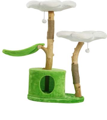 Show full view: KBSPETS Floral 45-in Sisal Cat Tree, Daisy slide 7 of 13