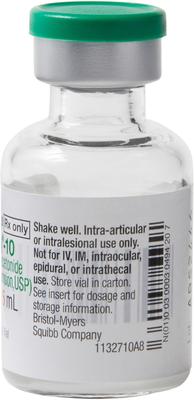 Show full view: Kenalog-10 (triamcinolone acetonide, injectable suspension, USP), 10-mg/mL, 5-mL multi-dose vial slide 4 of 5