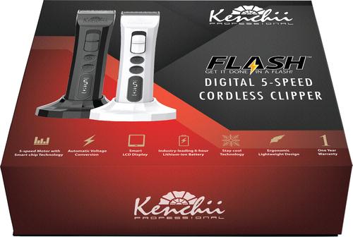 Show full view: Kenchii Flash Dog & Cat Clipper, Pearl White slide 2 of 10