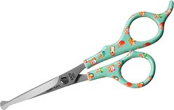 Kenchii Happy Puppy Ball Tip Dog & Cat Shears, 5.5-in