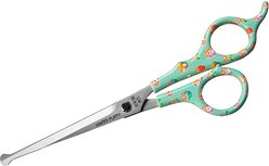 Kenchii Happy Puppy Ball Tip Dog & Cat Shears, 6.5-in