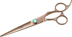 Kenchii Rosé Straight Dog & Cat Shears, 7-in