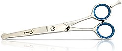 Kenchii Show Gear Curved Ball Tip Dog & Cat Shears, 6.5-in