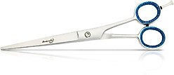 Kenchii Show Gear Straight Dog & Cat Shears, 7-in