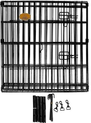 Show full view: KennelMaster 8-Panel Dog Exercise Pen, Black, 24-in H x 24-in W slide 6 of 9