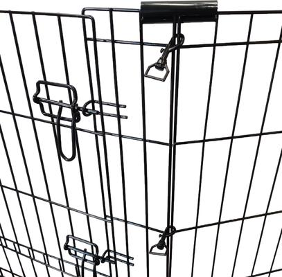 Show full view: KennelMaster 8-Panel Dog Exercise Pen, Black, 24-in H x 24-in W slide 4 of 9
