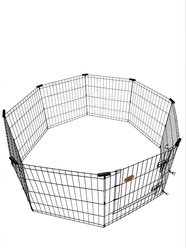 KennelMaster 8-Panel Dog Exercise Pen, Black, 36-in H x 24-in W slide 2 of 9