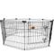 Show in main carousel: KennelMaster 8-Panel Dog Exercise Pen, Black, 42-in H x 24-in W slide 10 of 11